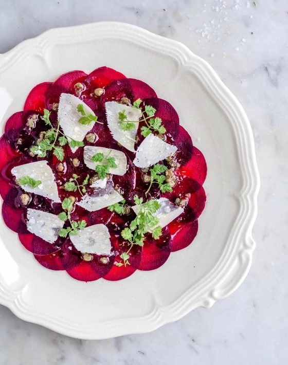 vegetarisk carpaccio
